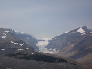 Der Athabasca Gletscher 